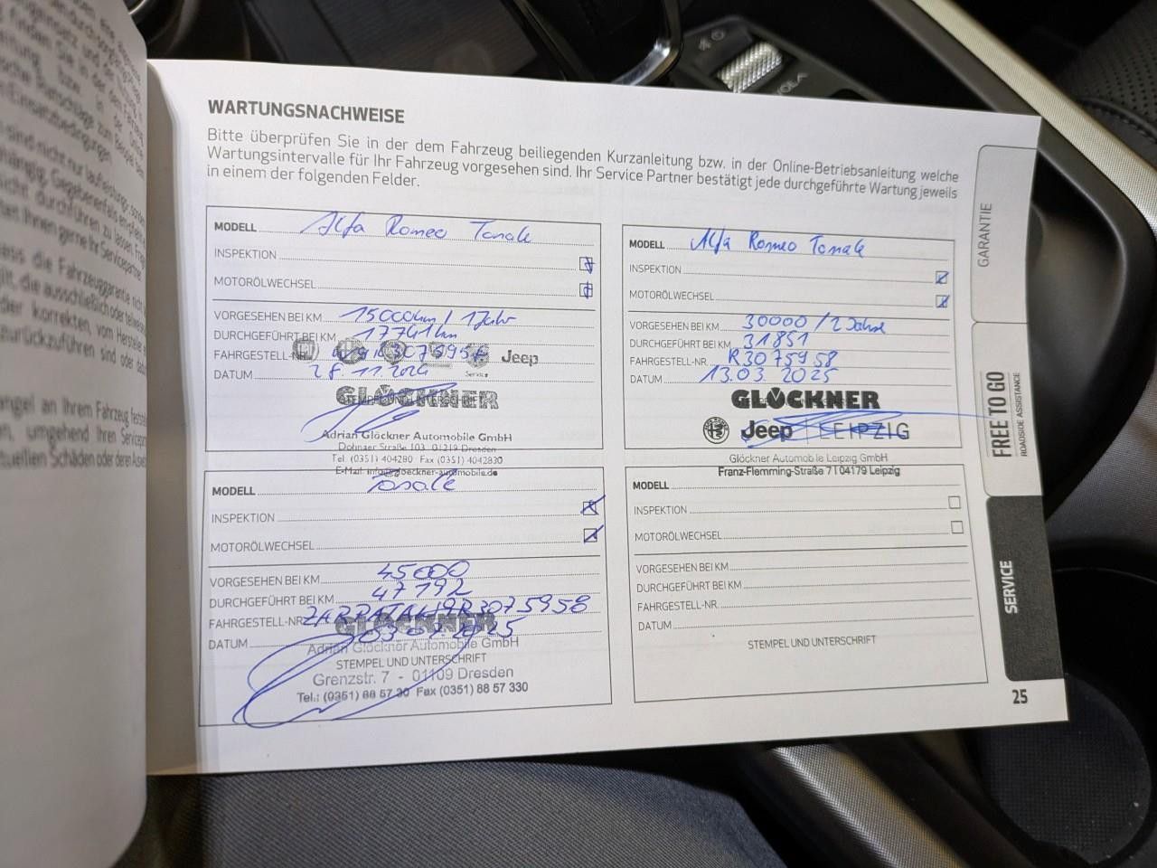 Fahrzeugabbildung Alfa Romeo Tonale PHEV VELOCE Q4 NAVI/MATRIX/KAMERA/SPORT