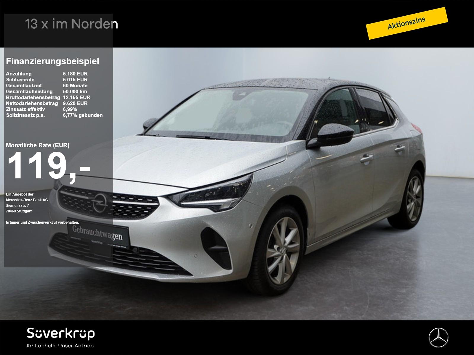 Opel Corsa F 1.2 Turbo Elegance (EURO 6d) KAMERA SPUR