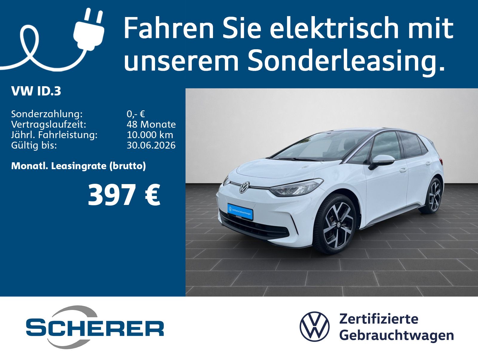 Volkswagen ID.3 Pro 62 kWh 150kW *Move* Navi SHZ RFK ACC