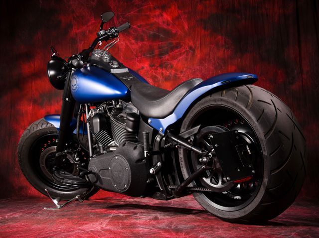 Harley-Davidson Fat Boy S 260 Schwarz&laut Umbau Kess o. Jekil