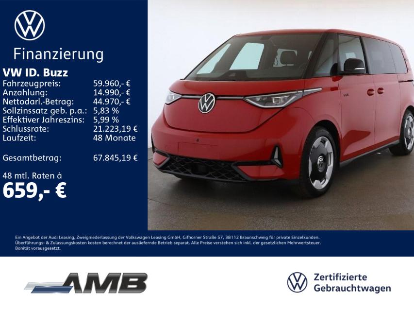 Volkswagen ID.Buzz GTX AHK/Matrix/HuD/Wärmepumpe/05.30Garan