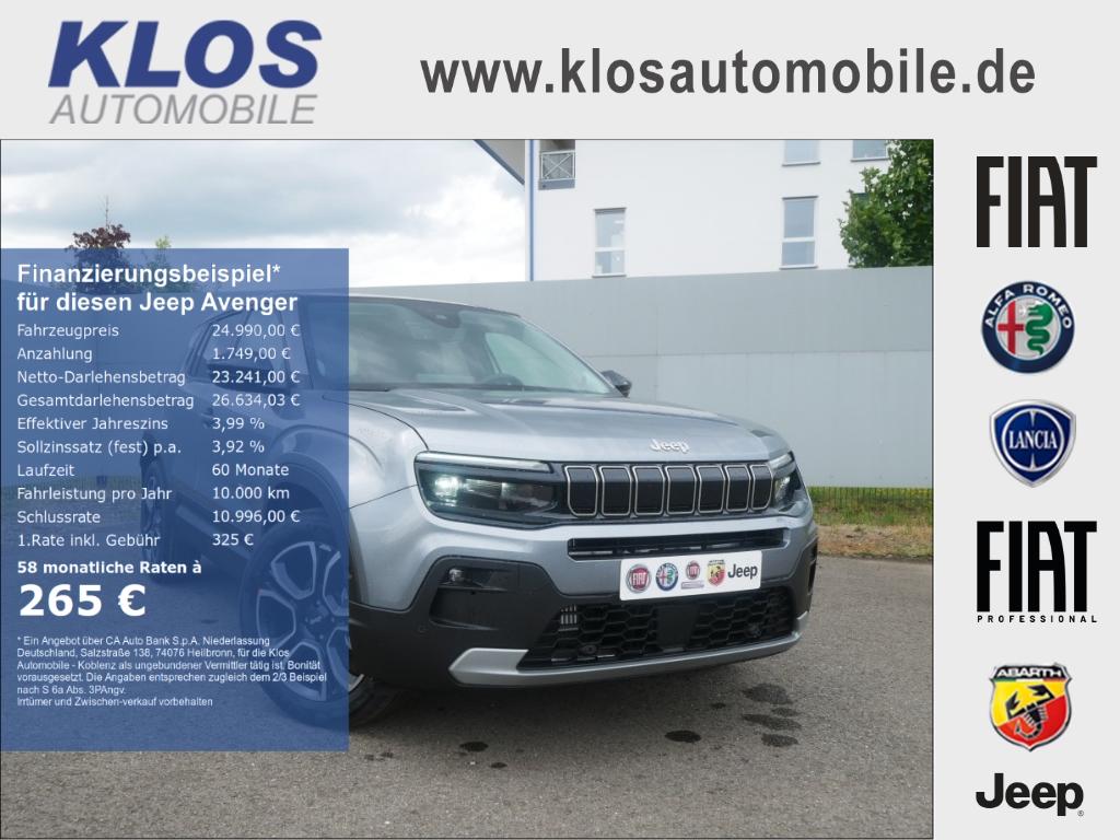 Jeep Avenger SUMMIT 1.2 T3 100 PS SCHIEBEDACH INFO KO