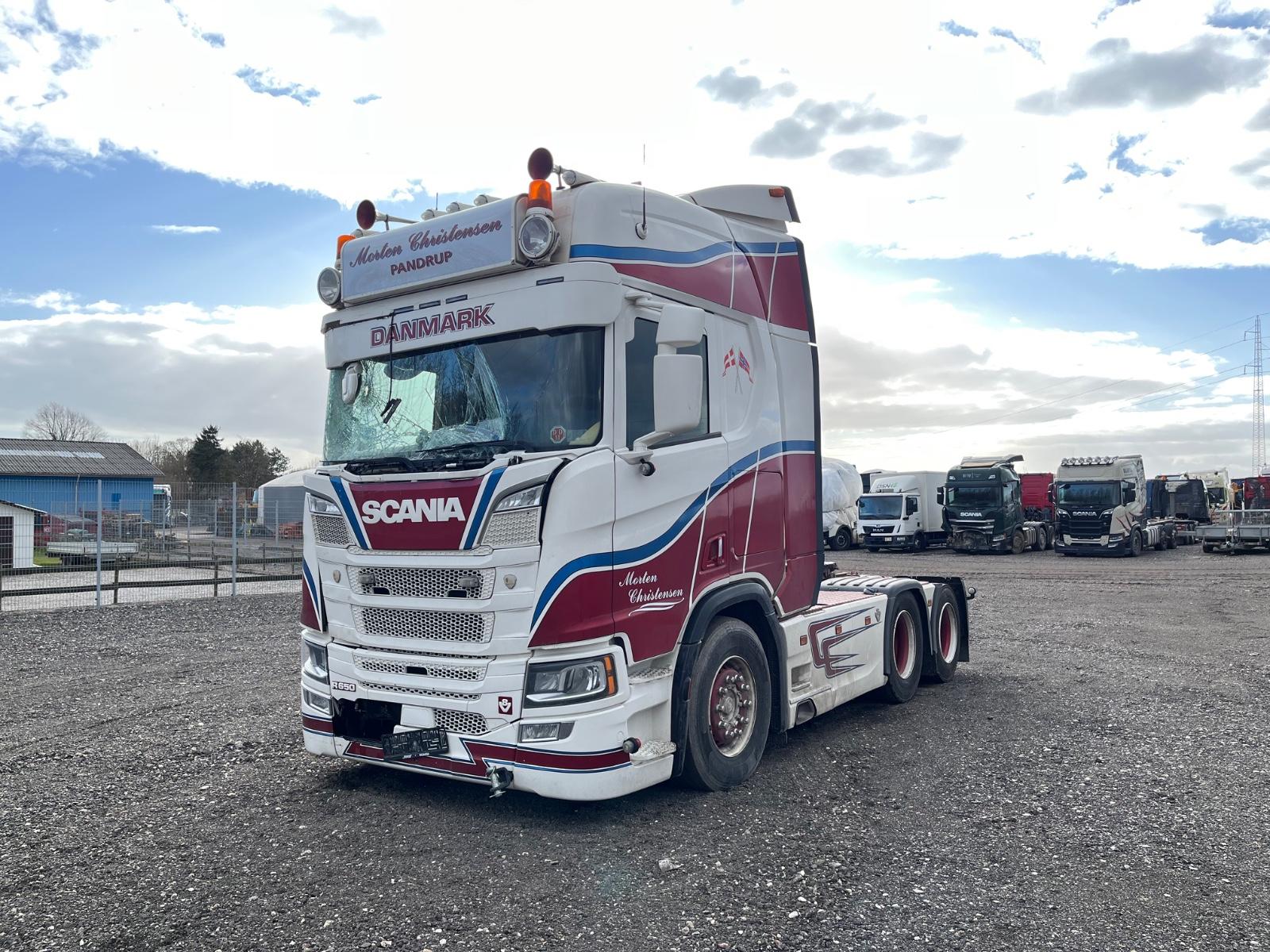 Scania R650 6X2 Retarder. Speciel interior