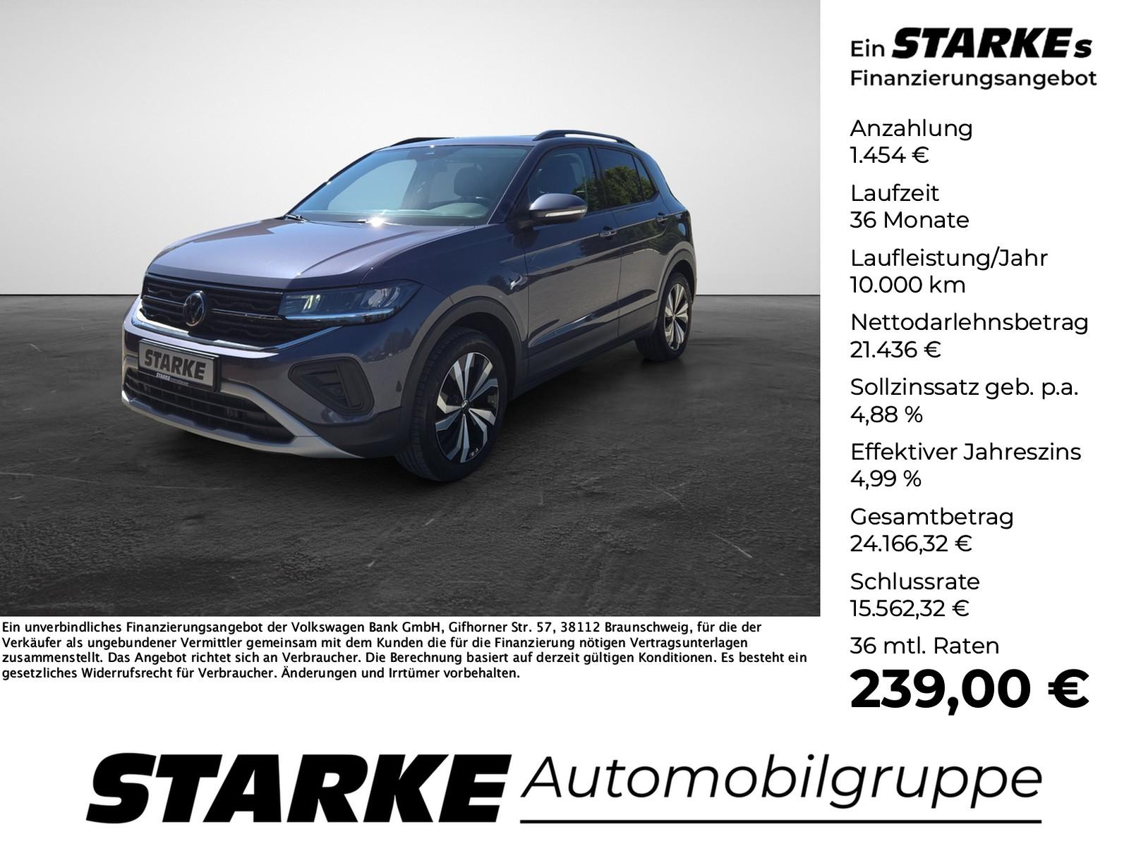 Volkswagen T-Cross 1.0 TSI DSG Life  LED Kamera PDC LM Klim