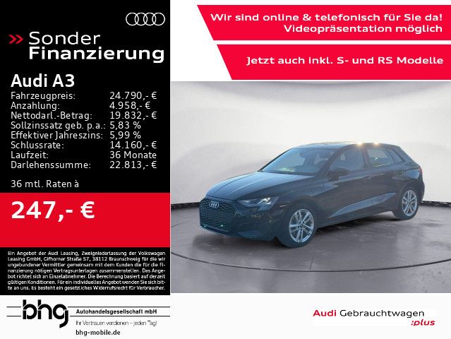 Audi A3 40 TFSIe Sportback S tronic