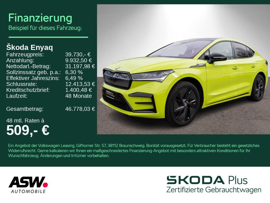 Skoda Enyaq Coupe RS Lounge 4x4 LED NAVI CANTON HUD