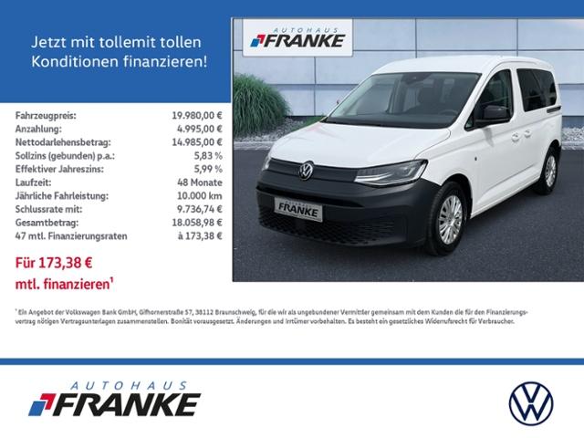 Volkswagen Caddy 2.0 TDI 5 Sitzer, LED, PDC