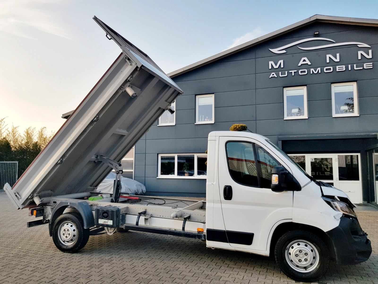 Peugeot BOXER*KLIMA*AHK*3-SITZER*3-SEITEN KIPPER*