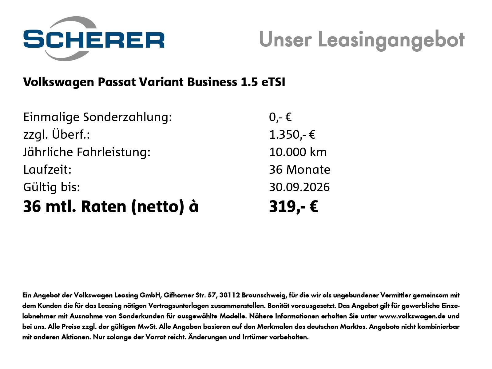 Volkswagen Passat Business 1,5 l eTSI OPF 110 kW (150 PS) 7 imagem 3