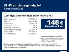 Fahrzeugabbildung Mercedes-Benz A 200 Style Xenon AHK 8-fach bereift RFK SHZ XEN