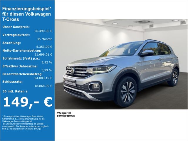 Volkswagen T-Cross 1.5 TSI Move DSG LED NAVI KAMERA SHZ PDC