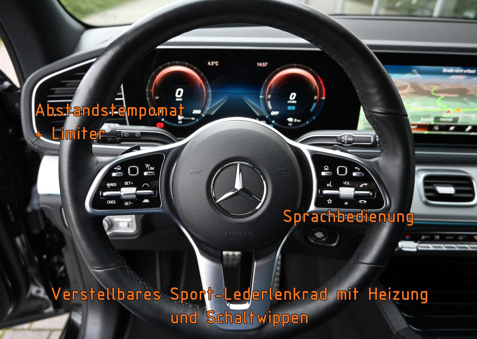 Fahrzeugabbildung Mercedes-Benz GLE 350 de 4MAT. AMG LINE °ACC°AHK°AIRMATIC°HUD°