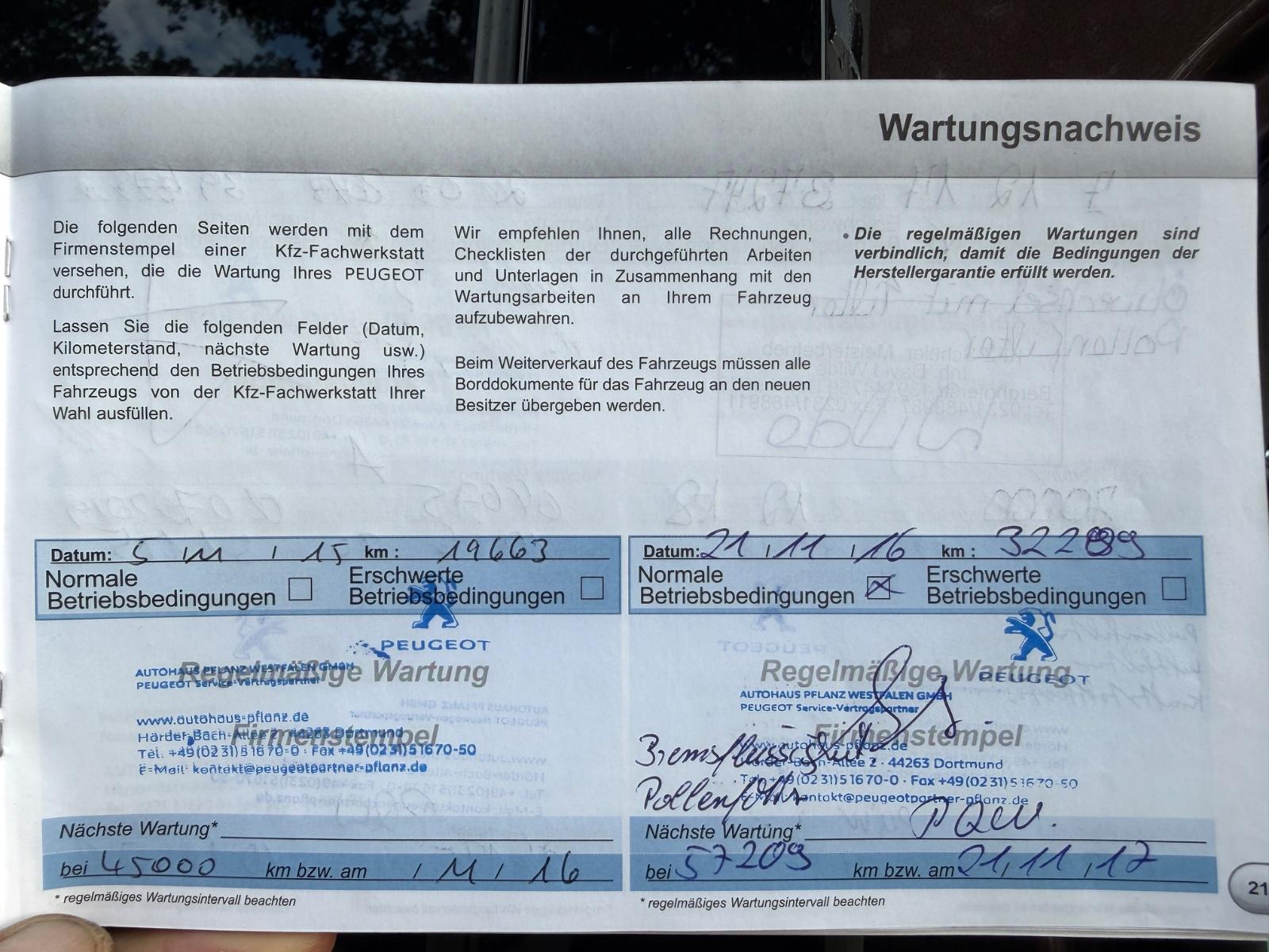 Peugeot 2008 Allure / Zahnriemen Neu/ Scheckheftgepflegt