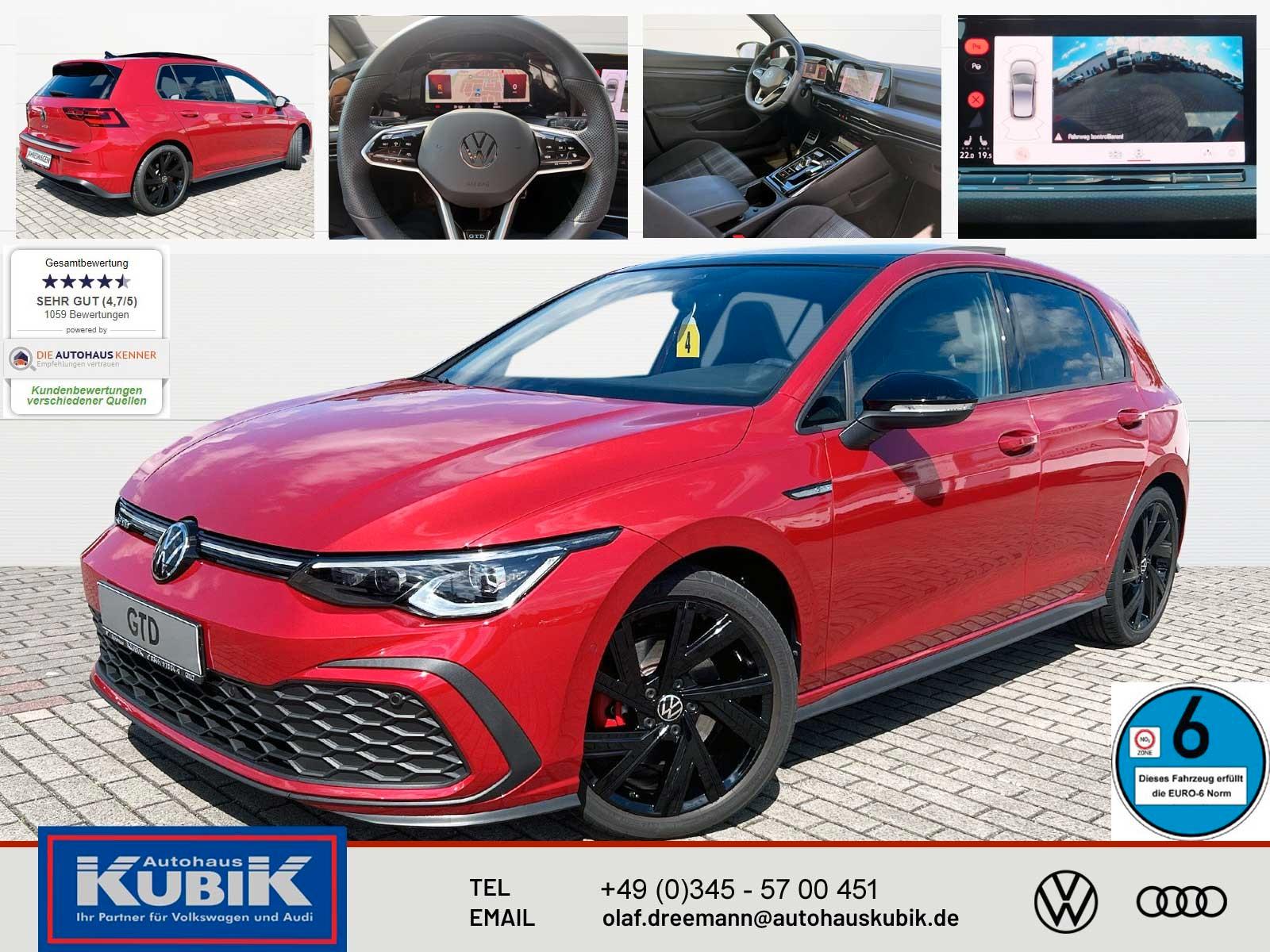 Volkswagen Golf 8 GTD 2.0 TDI Black Style DSG+IQ.Light+DCC+