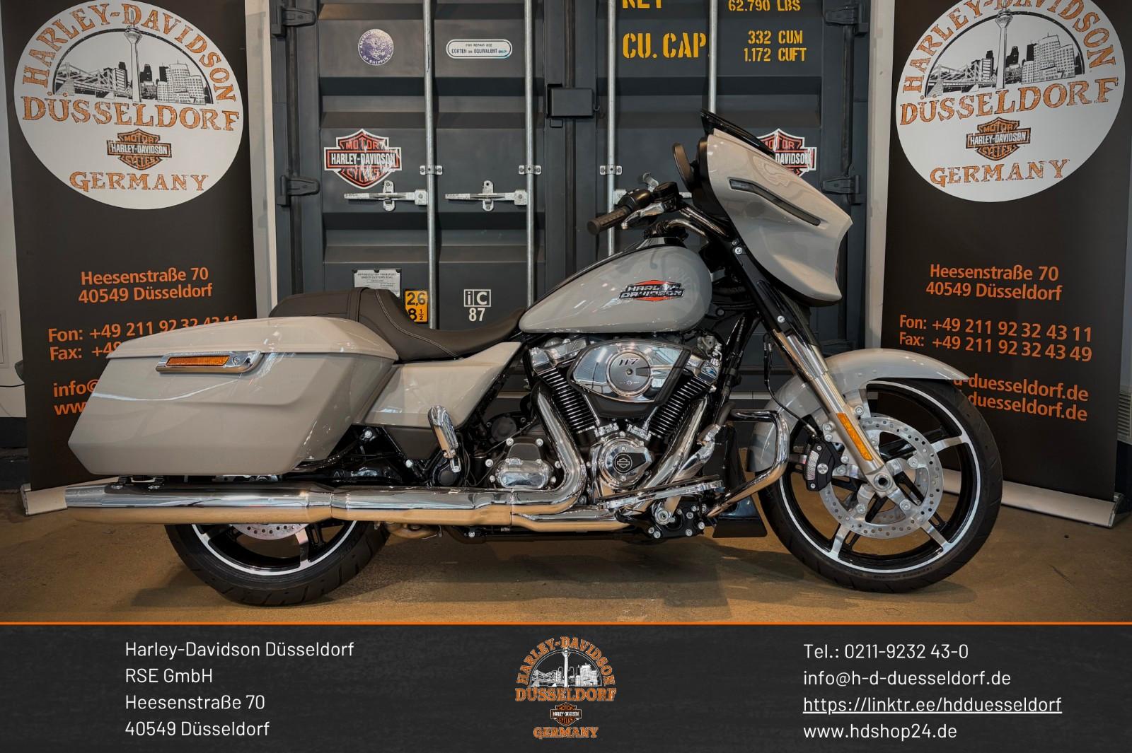 Harley-Davidson FLHX Street Glide 117-2025-B.Gray-Chrome-TOP!