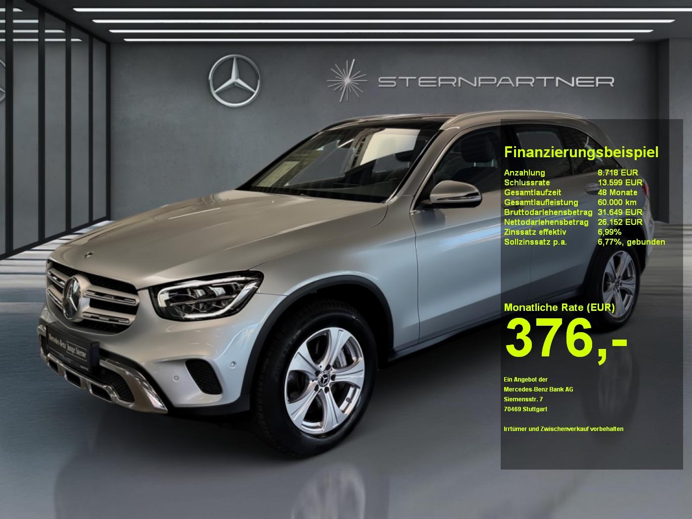 Mercedes-Benz GLC 300 de 4M +KAMERA+LED+TEMPOMAT+PANO-DACH+AHK