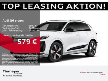 Audi Leasingangebot: Audi Q6 e-tron Q 2x S LINE S-SITZE+ PANO LUFT BuO 360