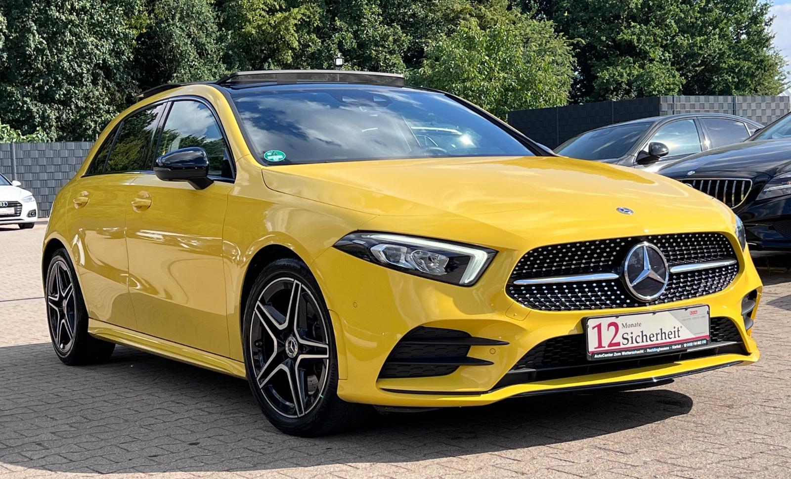 Mercedes-Benz A250 AMG LINE 7G-DCT-PANODACH-LEDER-360°CAM-SPUR