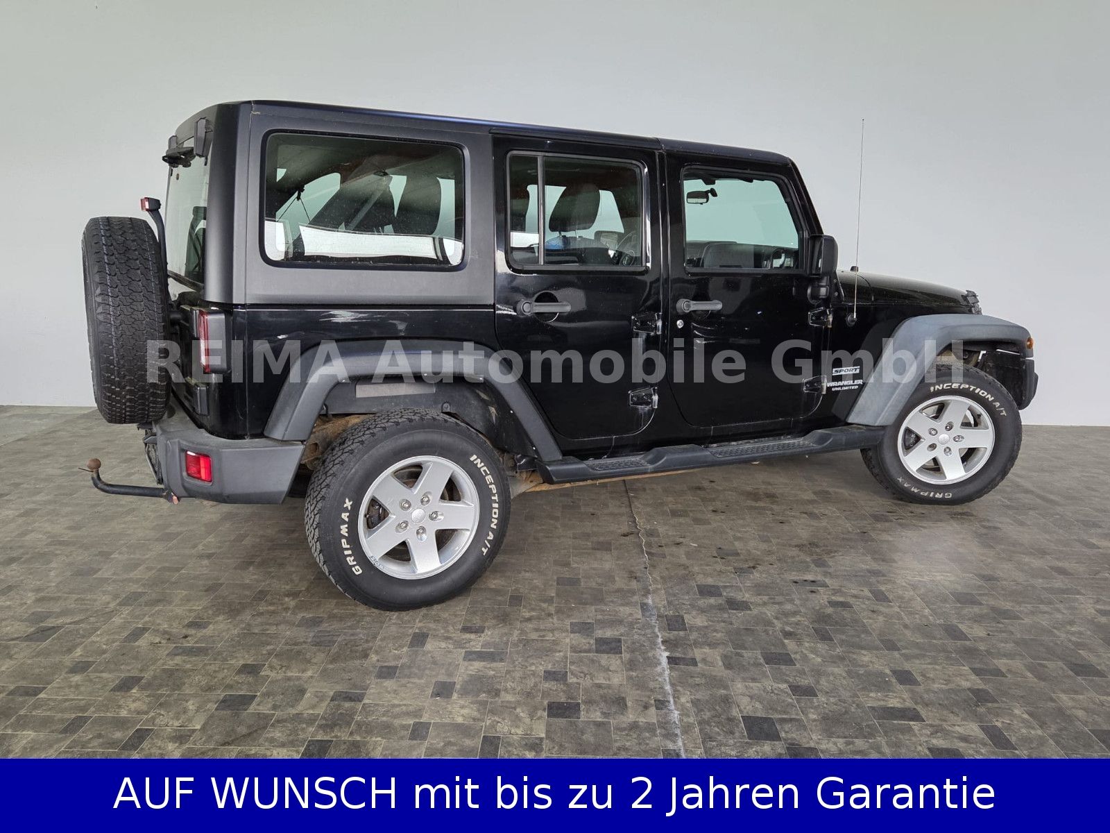 Fahrzeugabbildung Jeep Wrangler Unlimited Sport 5 türig , AHK