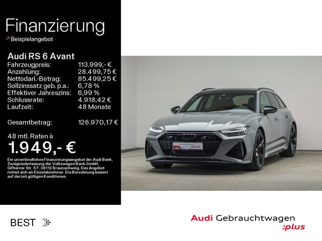 AUDI RS 6 Avant*LASER*RS-AGA*280KM/H*HUD*AHK*PANO*OPT
