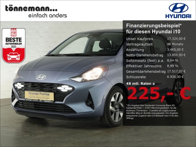 Hyundai i10 FACELIFT TREND AT+NAVI+RÜCKFAHRKAMERA+SITZ-/