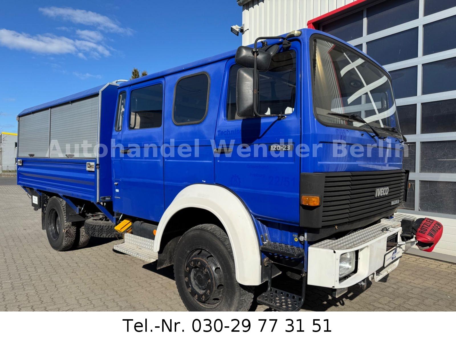 Iveco 120-23 AW V8 4x4 Rotzler Winde TÜV neu  H-Gutach