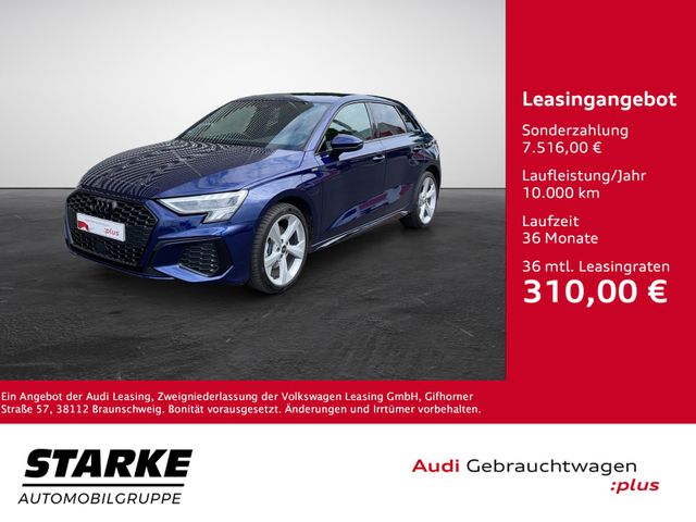 Audi A3 Sportback 40 TFSI e S tronic S line  Navi LED