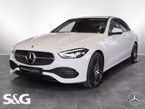 Mercedes-Benz C 180 DISTRO+TOTWINKEL+KAMERA+SPURHALTE+LED+18" - Mercedes-Benz C 180 mit Benzin-Antrieb: Weiß, Limousine