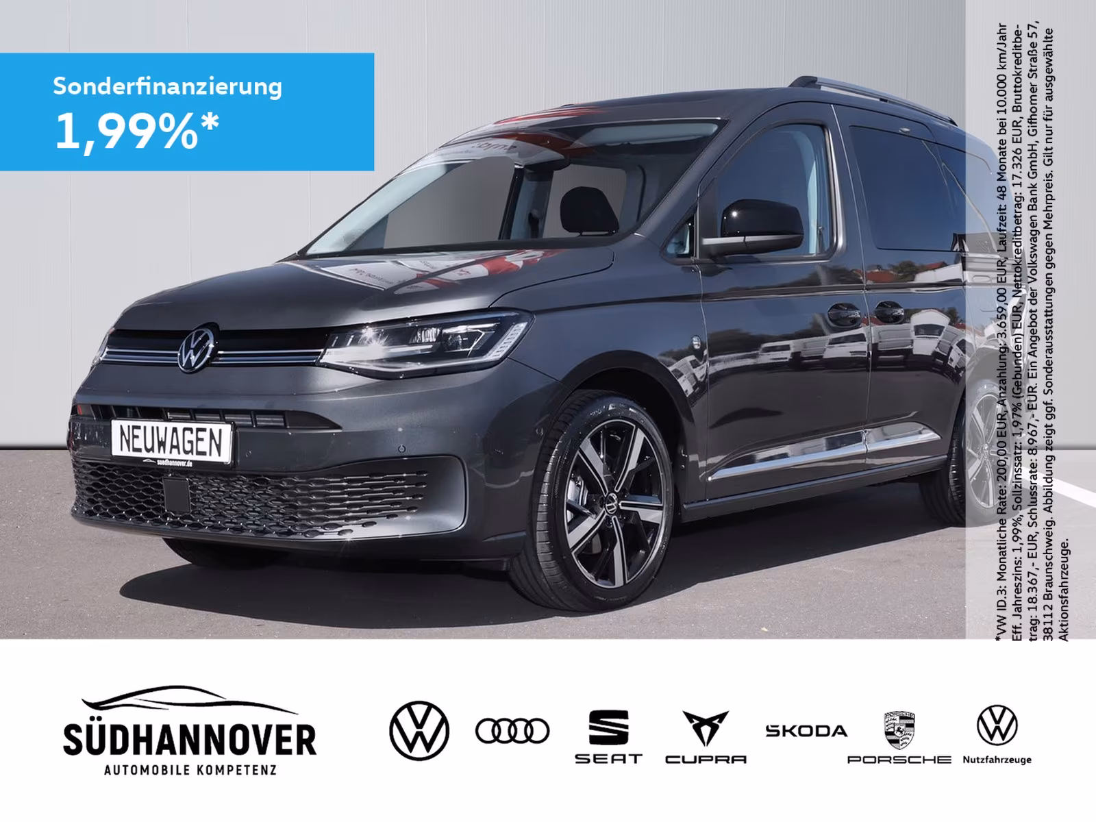 Volkswagen Caddy Style 1.5 TSI DSG+PANO+PLA+LED+18''+5J GAR