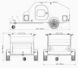 Andere LifeStyle Camper X-Line Einzelradaufhängung Mosk - grün Wohnwagen