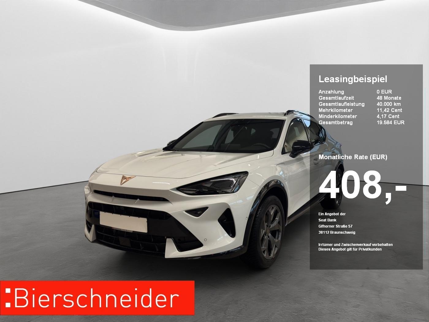 Cupra Formentor 1.5 e-Hybrid DSG ab 385.- EUR mtl. 100