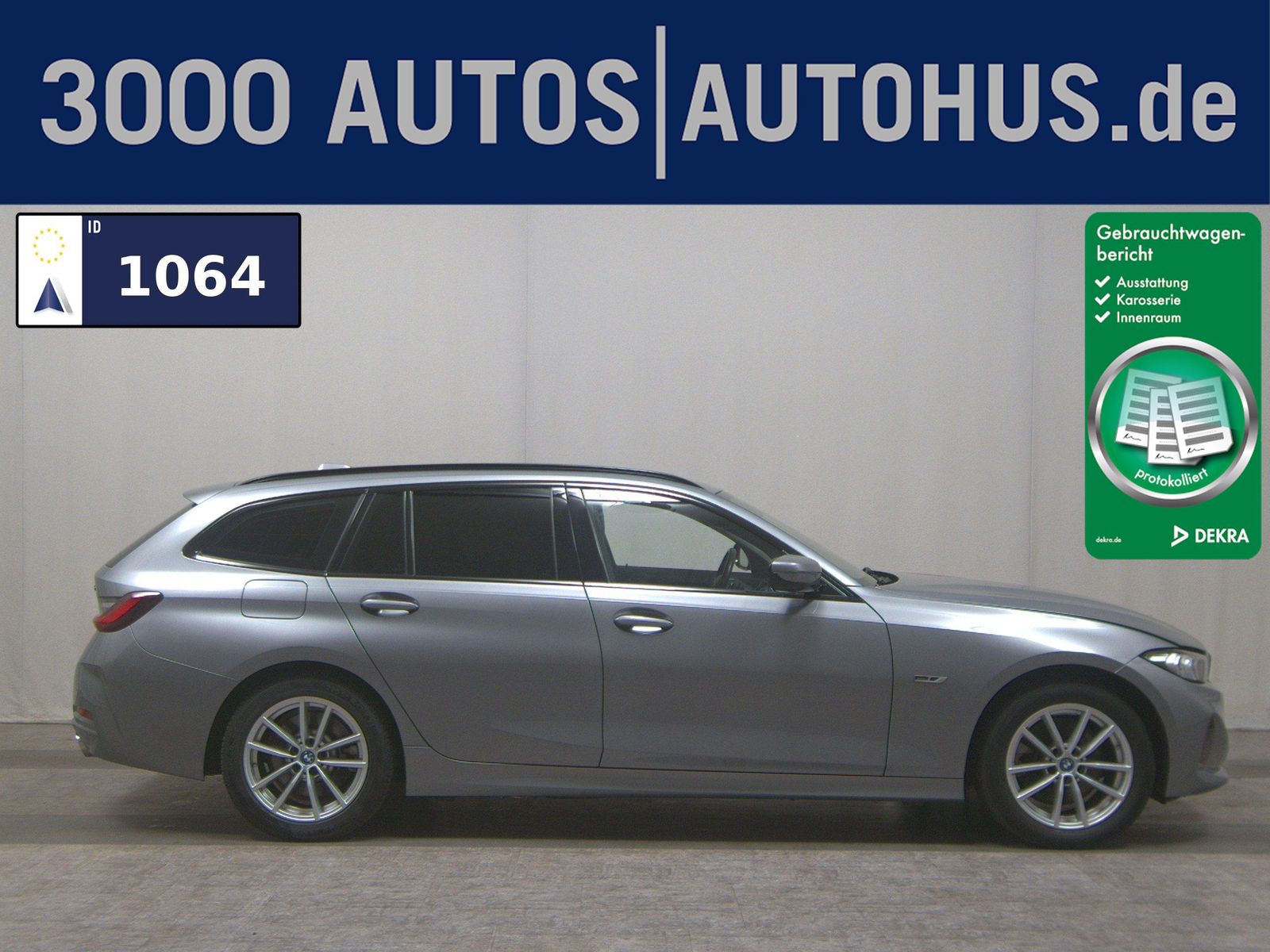 BMW 330e Touring T-Leder Navi Curved LED