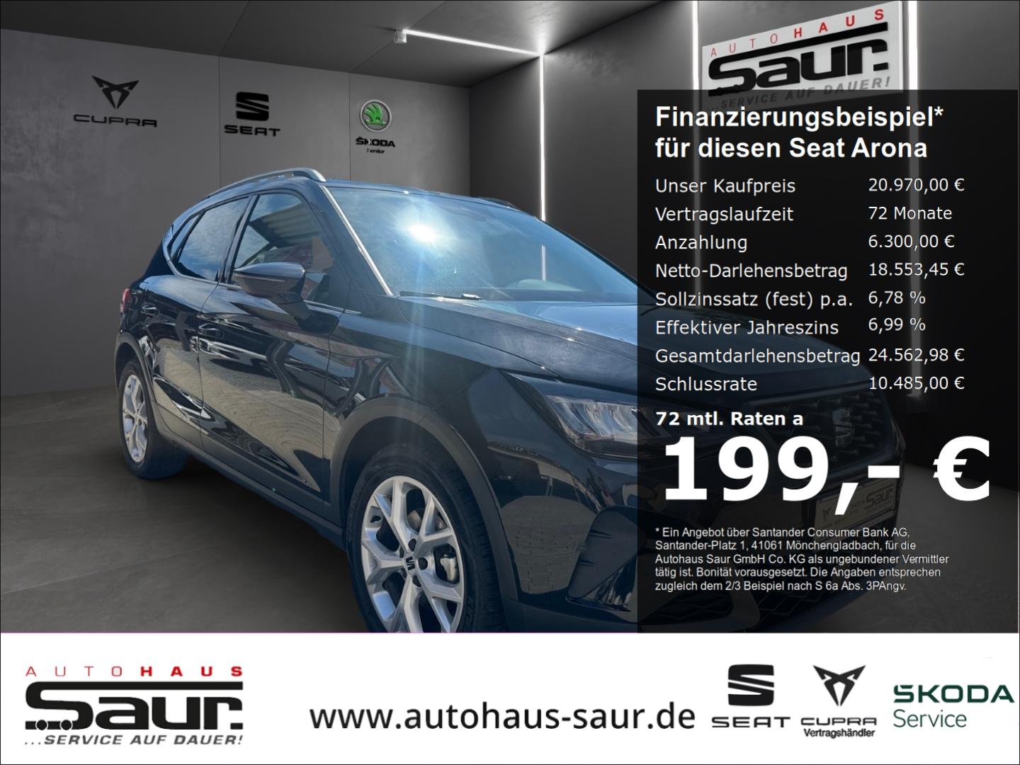 Seat Arona FR 1.0 TSI KLIMA SHZ LED VIRTUAL COCKPIT N