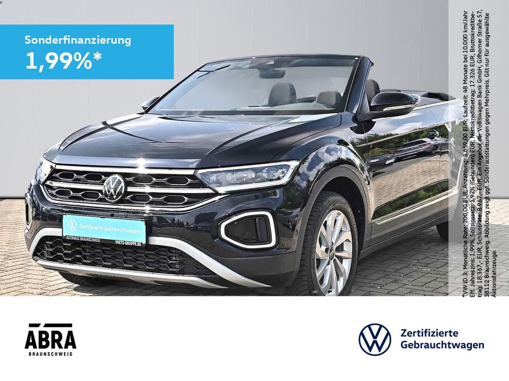 Volkswagen T-Roc Cabriolet 1.0 TSI Style LED+PDC+ACC+CAM+DA