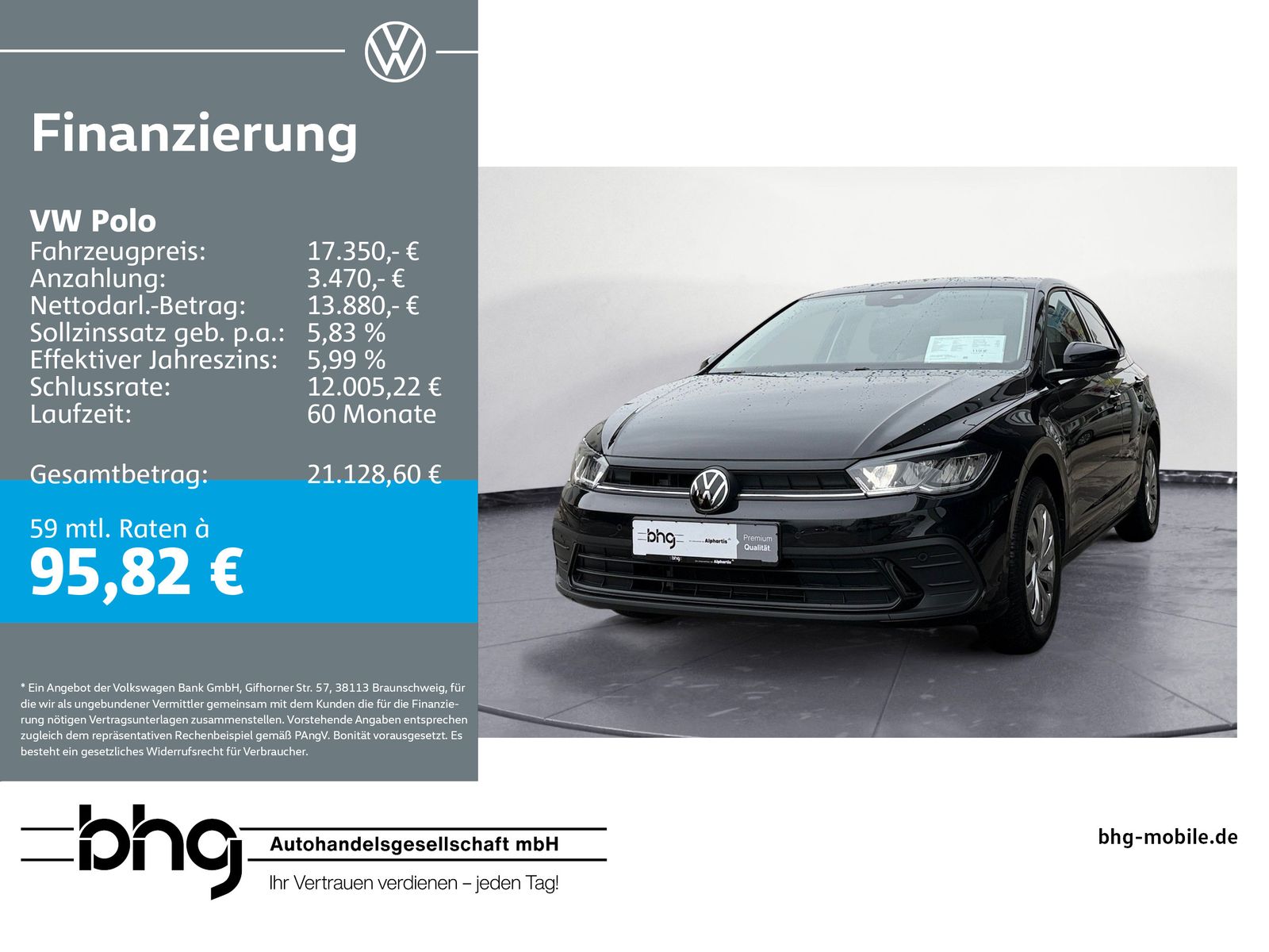 Volkswagen Polo Life 1,0 l TSI OPF ACC, AppConnect, Vorders