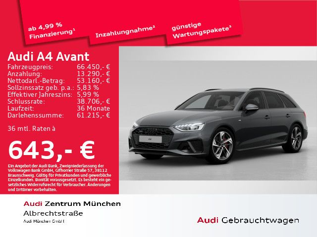 Audi A4 Avant S line 40 TDI qu. S tronic