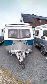 HYMER / ERIBA / HYMERCAR Eriba Touring 630 Schlafdach Harbour Blue Editio - HYMER / ERIBA 630