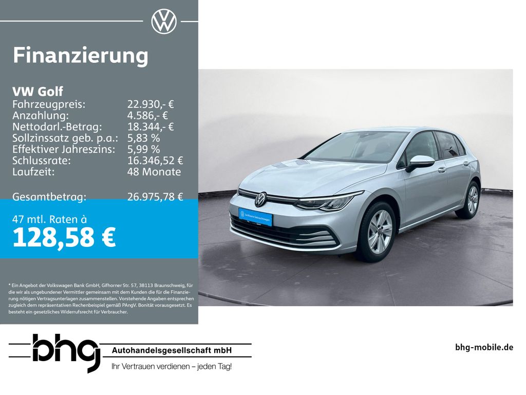 Golf 2.0 TDI DSG Business Premium Navi ACC Kamer