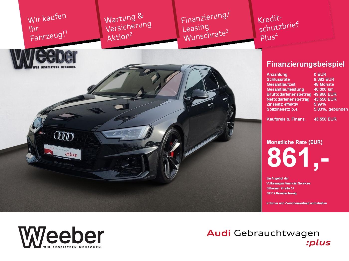 Audi RS 4 Avant quattro *B&O*HUD*PANO*BLACKSTYLE*MATR