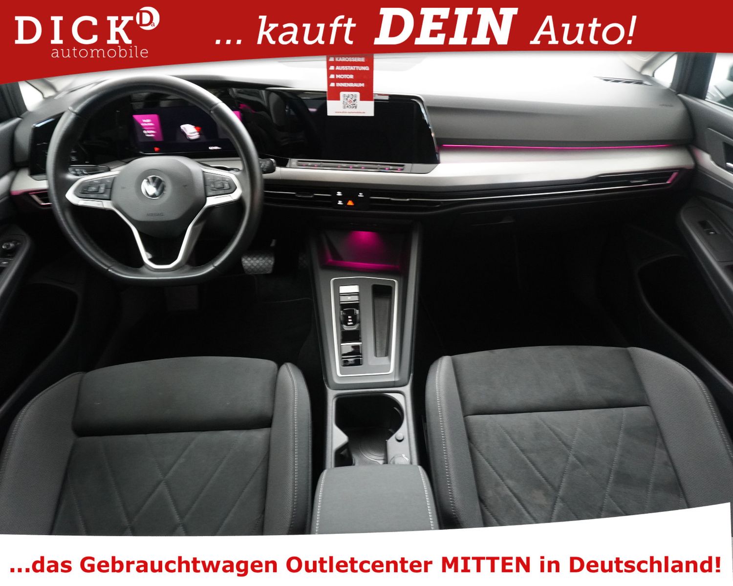 Fahrzeugabbildung Volkswagen Golf VIII 2.0d DSG Life MEMO+MASSAG+VIRTU+AHK+AC