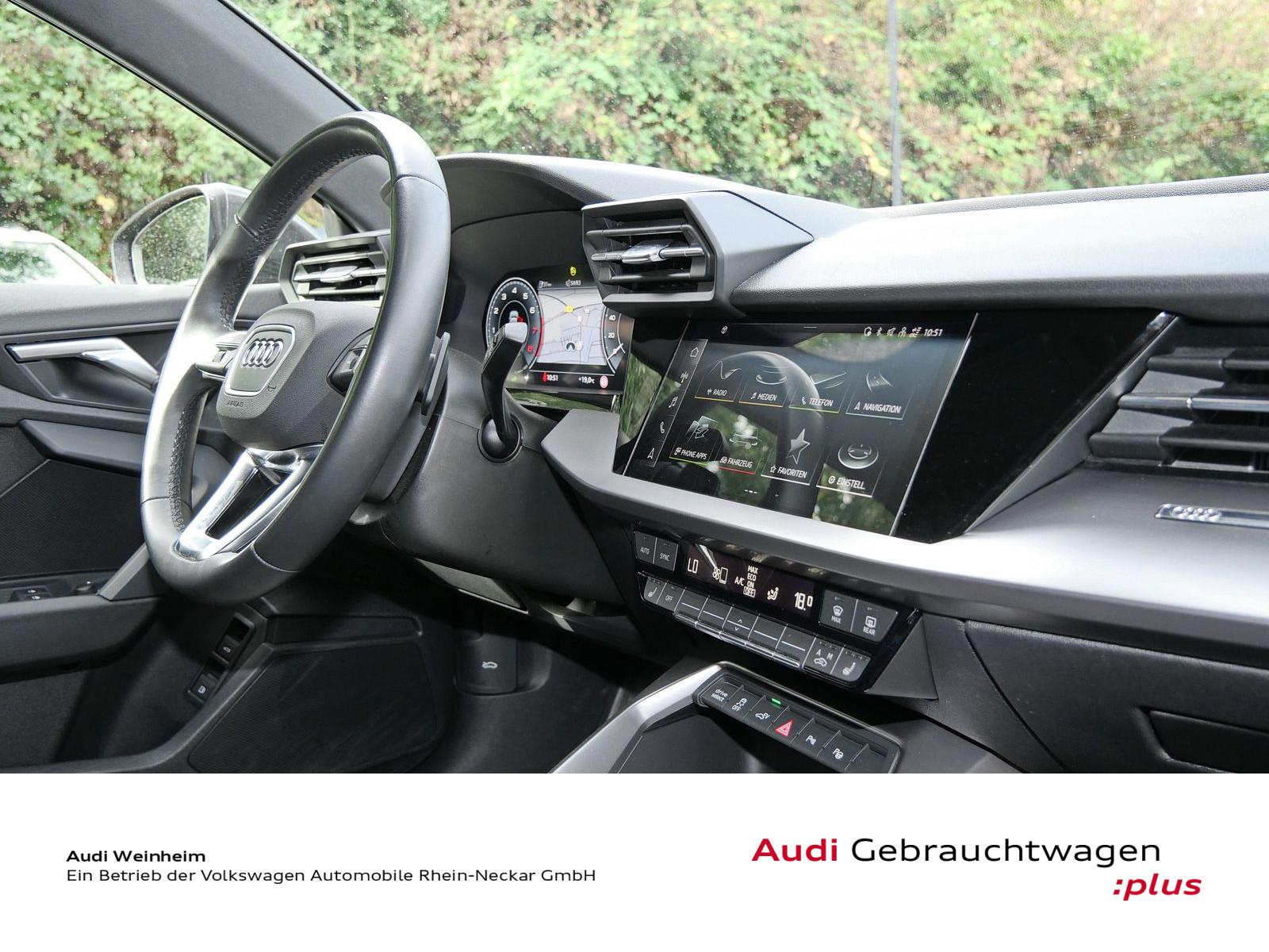 Audi A3 45 TFSI Black Paket S-Line Head Up LED S-tron, миниатюра 15