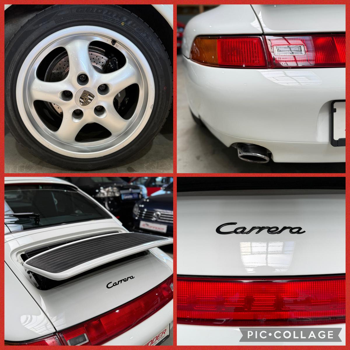 Porsche 993 Carrera C2 Coupé Schalter SSD,GrandPrix weiß