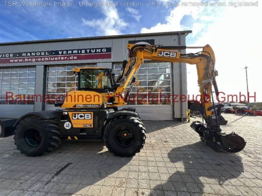 JCB Hydradig 110W mit Breitbereifung -werkneu-