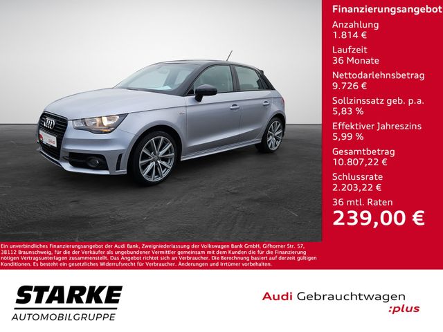 Audi A1 Sportback 1.2 TFSI admired S-line APS FIS SHZ