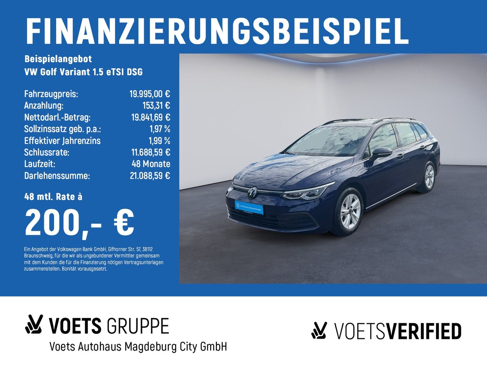 Volkswagen Golf Variant 1.5 eTSI DSG Life LED+NAVI+ACC+SHZ