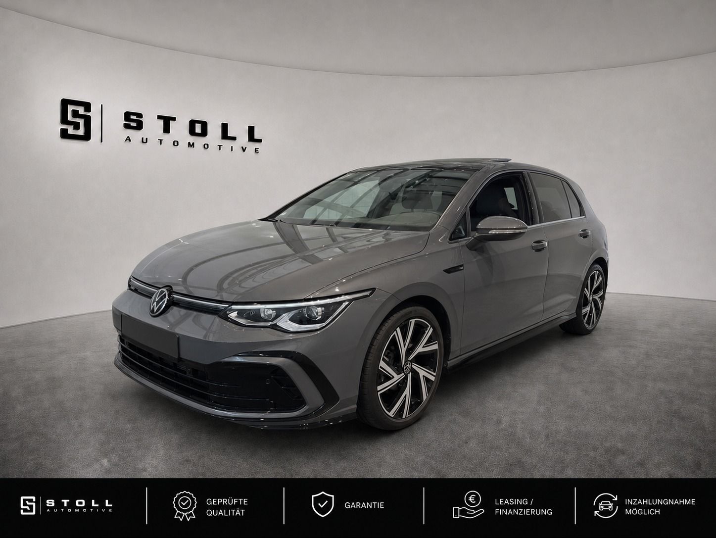 VW Golf VIII 1.5 eTSI R-Line Pano+RearView+H&K+Keyl