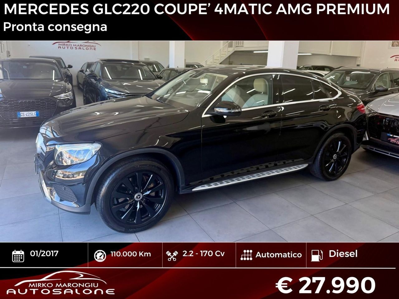 MERCEDES-BENZ Mercedes GLC COUPÈ 4Matic Premium FINANZIABILE