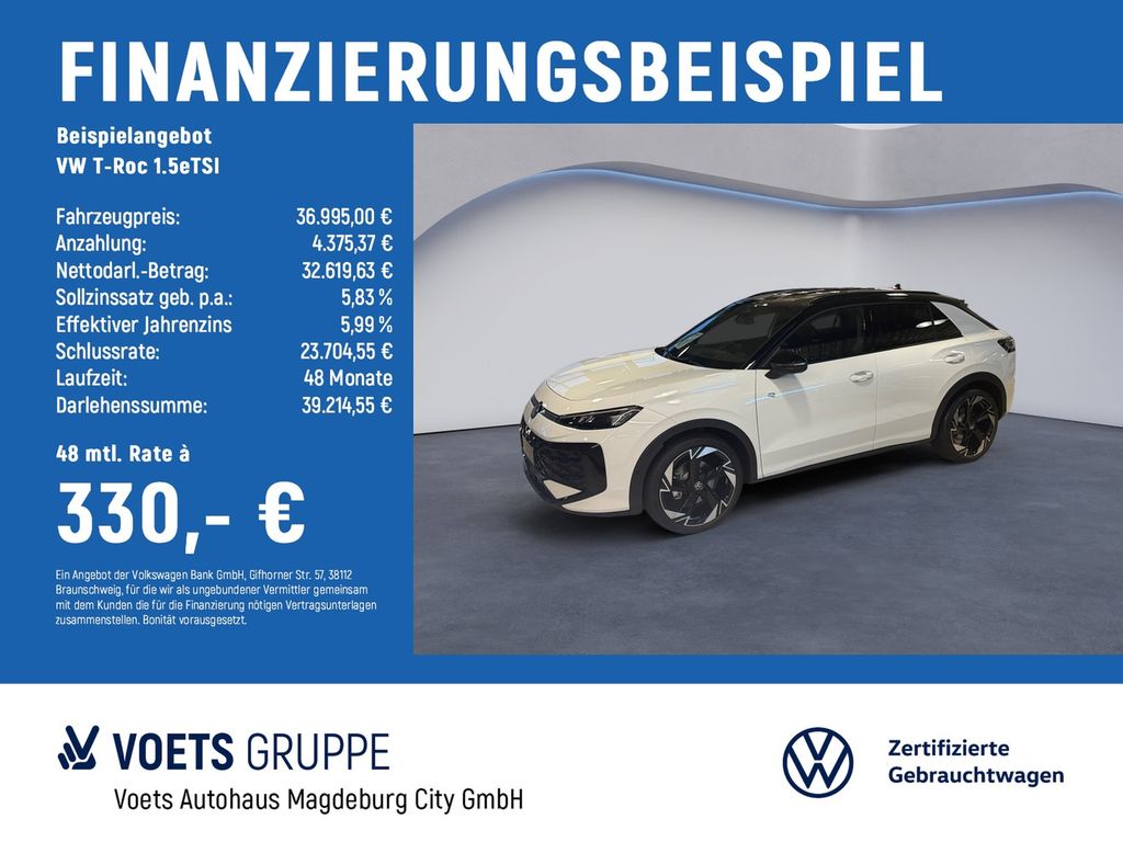 T-Roc 1.5eTSI R-Line IQ-LIGHT+NAVI+KESSY+