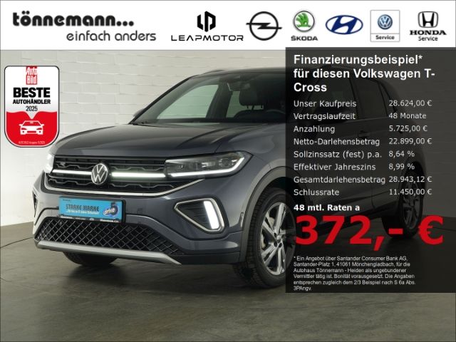 T-Cross R-LINE TSI DSG+AHK+LED MATRIXLICHT+RÜCKF