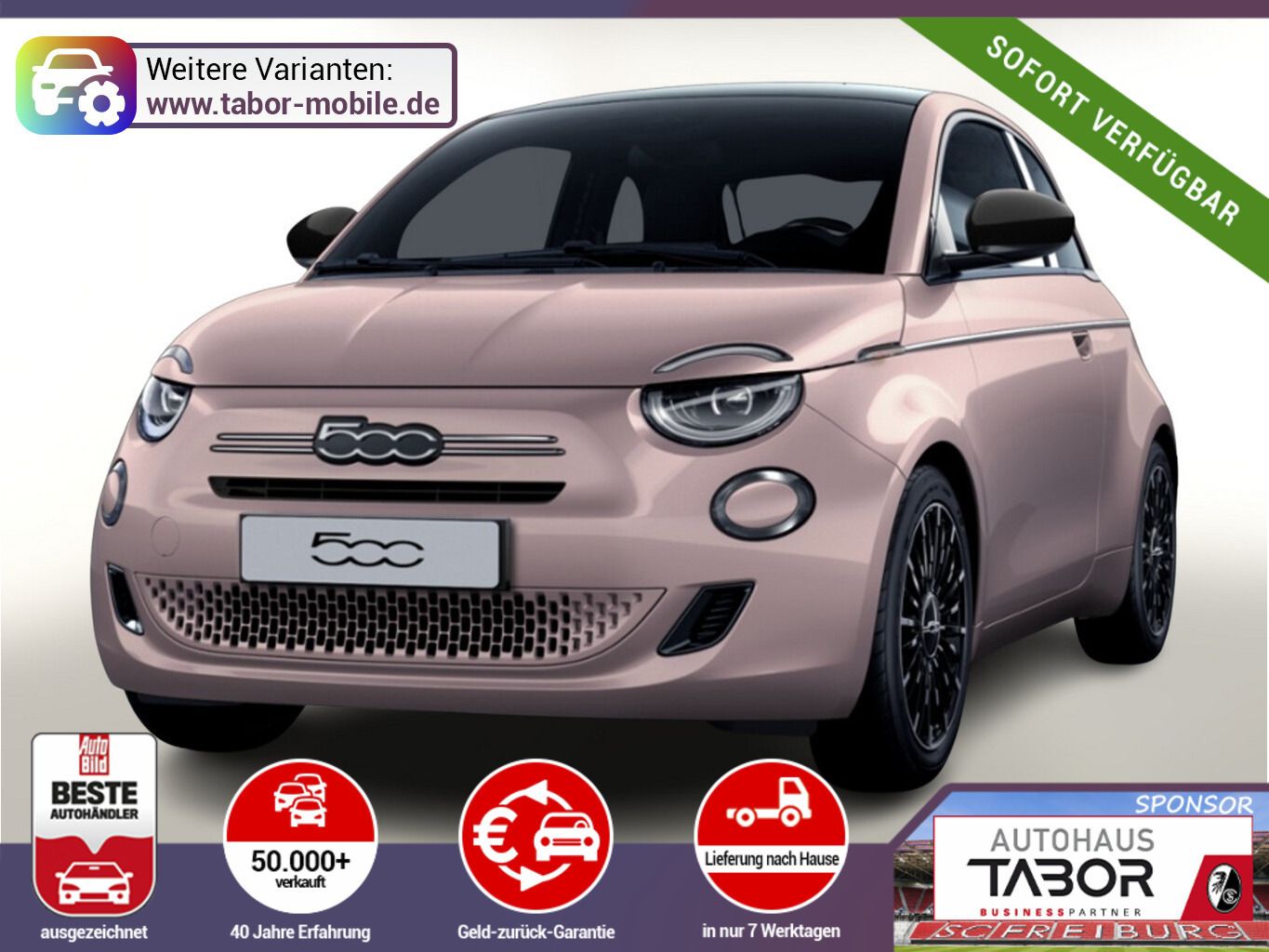 Fiat 500 Hybrid La Prima Pano SHZ Keyl Nav Kam PDC 17